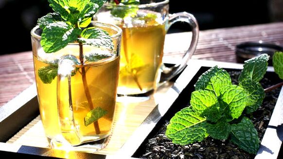 Menta tea az étrendben hasnyálmirigy-gyulladásban szenvedő betegek számára